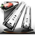 thumbnail image 1 of AOLISHENG 53MM Heavy Duty Drawer Slides 30 Inch 205 lb Load Capacity 3 Section Drawer Slide Rails Side Mount 2Pcs, 1 of 7