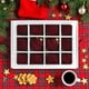 thumbnail image 1 of 12 bolas navideñas flocadas | Adornos navideños marrones de 5,9 cm con aros metálicos | Decoración navideña vintage para el hogar y la chimenea, 1 of 5