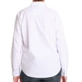 thumbnail image 4 of Whiskey and Oak Mens Slim Fit Long Sleeve Button Down Shirts 67904 (White With Pattern, X-Large), 4 of 4