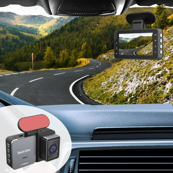 EGNMCR Vehicle Camera 3 Inch 1080P Car Recoder Night Vision 24 Hour Parking Monitor Car DVR 140-Degree Car Recoder driving recorder