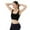 Black, variant on Sports Bras For Women High Support Square Neck Longline Workout Crop Tank Tops Padded Yoga With Built In Pads Compression Workout Yoga Top Athletic Black