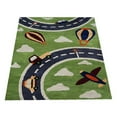 thumbnail image 3 of Rugsotic Carpets Hand Tufted Wool Eco-Friendly Area Rugs - 4'x6', Rectangle, Green, Modern Contemporary Design, High Pile Handmade Anti Skid Rugs for Living Room, Bed Room (K03007), 3 of 5