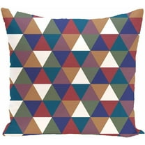 Simply Daisy 16" x 16" Triangles! Geometric Print Pillow