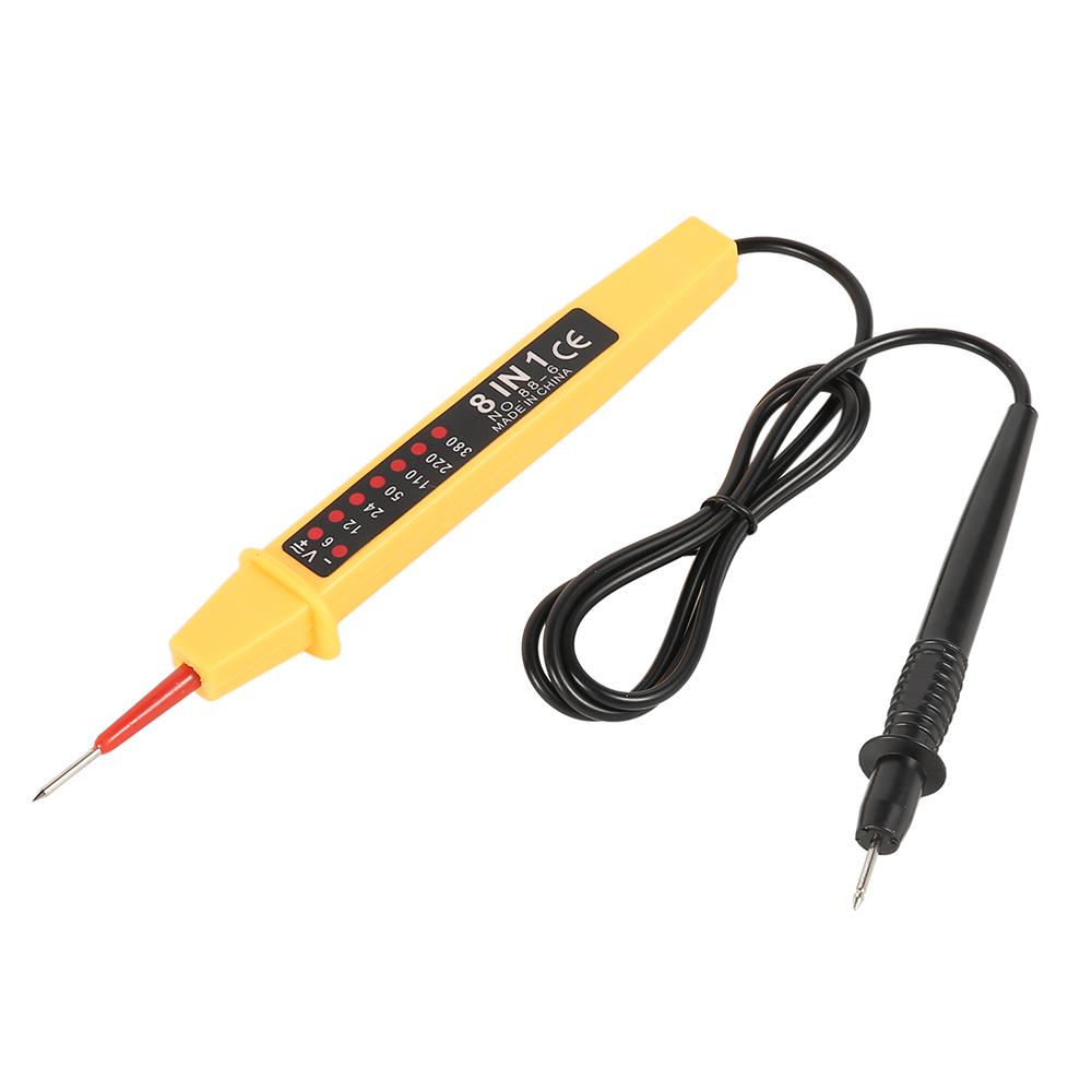 ODOMY 8In1 AC DC 6380V Car Voltage Test Pen Polarity Current Tester