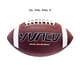 thumbnail image 4 of Naiovety Pelota de rugby de PVC de primera , tamaño estándar, 6, durabilidad robusta, rendimiento inigualable, amplia aplicación Deportes y aire libre Cafe Blanco tamaño 3, 4 of 6