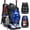 Black and gray, variant on RAINSMORE Baseball Backpack 40L Large Softball Baseball Backapck with Helmet Holder, Shoe Compartment & Fence Hook, Durable Softball Gear Bag,Black