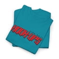 thumbnail image 3 of Hook-Ups Skateboard Logo Vintage Classic Skate TShirt Print - Tropical Blue / L, 3 of 5