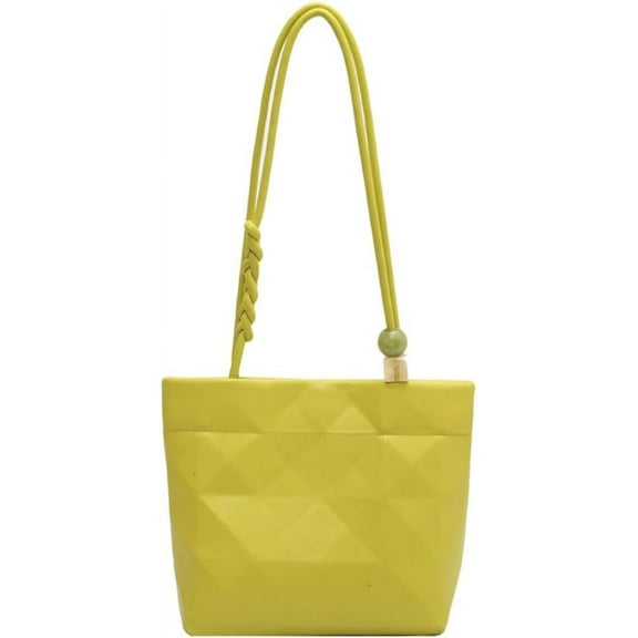 Kukuzhu Hobo Bag Women's PU Leather Shoulder Crossbody Bag Bucket Purse Handbag Large Totes Pleated Top Handle Bag