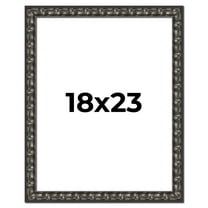 18x23 Frame Black-Brown Medieval Solid Wood Picture Frame | 1.5 Inch Moulding Width | Gotham