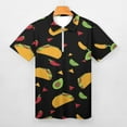 thumbnail image 3 of It’s Taco Tuesday Everyday! Men Zipper T-shirt Summer Casual Short Sleeve T-shirt Top, 3 of 7