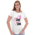 thumbnail image 3 of Grab Save Some Breast Cancer Womens Slim Fit Graphic Tee Brisco Brands S, 3 of 5
