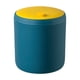 thumbnail image 2 of Cubo de basura, bote de basura pequeño tipo prensa, cubo de basura para oficina, mini cubo de basura para el hogar con tapa, cubo de basura pequeño para sala de estar, cubo de basura de escritorio, 2 of 6