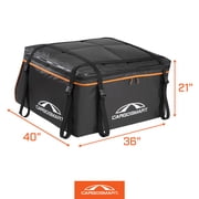 CargoSmart CargoSmart Storm Proof Rooftop Cargo Carrier Bag, 15 Cu Ft Weatherproof Roof Storage for Travel and Camping