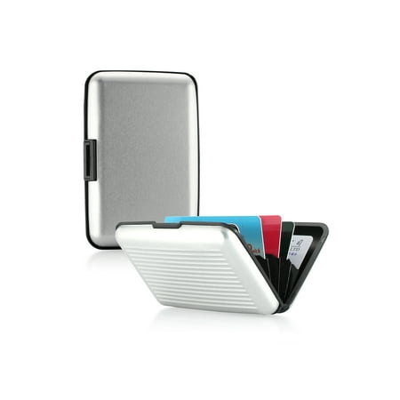Aluminum Pocket Business ID Credit Cards Wallet Holder Case Metal Box - Walmart.com