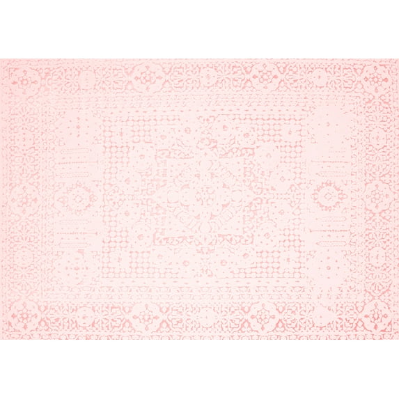 Ahgly Company Indoor Rectangle Solid Red Modern Area Rugs, 6' x 9'