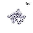 thumbnail image 2 of Miniature Soccer Ball Squishy for Adults Foam Sensory Gadget 1.57 Inch Spherical Panel Design Office Desk Accessory Pressure Relief Tool 3 Pack, 2 of 4