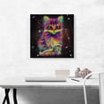 thumbnail image 2 of ARTCANVAS Cute Kitten Cat Space Galaxy Canvas Art Print - Size: 18" x 18" (1.50" Deep), 2 of 9