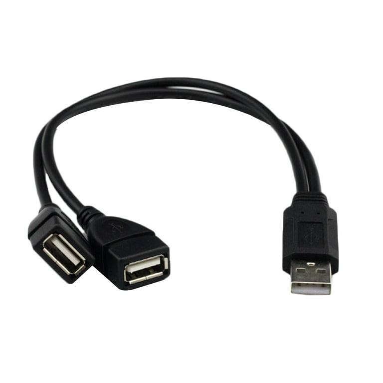 Young21 USB 2.0 A Maschio A 2 Dual USB Femmina Jack Y Hub