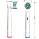 thumbnail image 2 of Cabezales de repuesto para cepillo de dientes, compatibles con Oral-B Braun, cabezales de cepillo de dientes eléctrico profesional, 4/12/16/20 Uds., 2 of 5