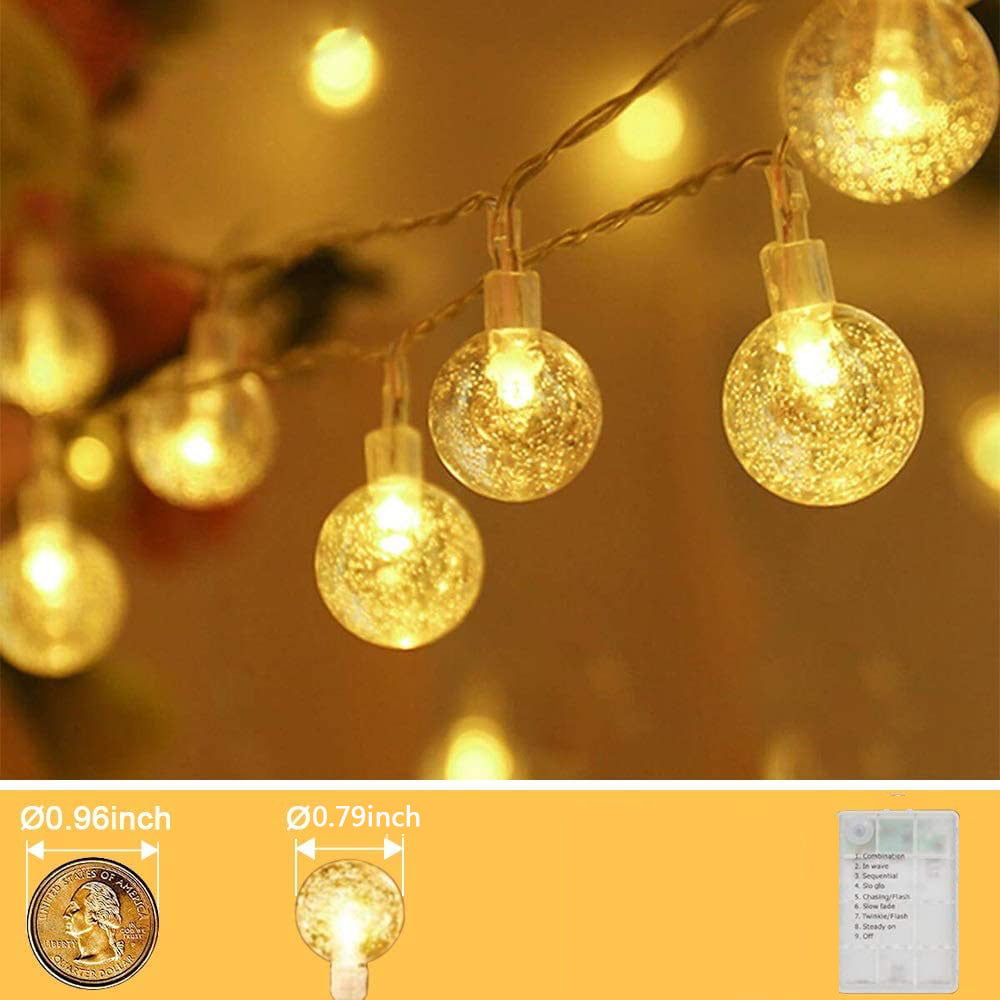 Details about   CHRISTMAS FESTIVAL 30 LED Balloon Lights Outdoor Waterproof Warm White Color NEW 