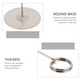 thumbnail image 3 of FRCOLOR 5Pcs Practical Stainless Steel Paper Cards Clip for Wedding and Parties, 3 of 8