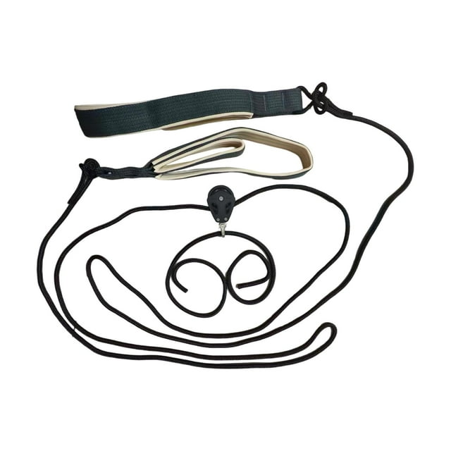 Reformer de Pilates, cuerdas de tracción, correas de ejercicio, asas de Pilates con polea para ejercitar los músculos, mujeres y hombres.