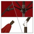 thumbnail image 3 of California Umbrella GSCUF908117-F13 Parasol de Marché en Fibre de Verre de 9 Pi, Inclinaison à Col, Bronze-Oléfine-Rouge, 3 of 4