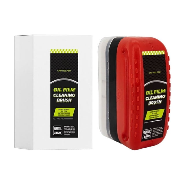 Kieccall 120ml Glass Oil and Grime Remover for Front Side and Rear Car Windows Hydrophobic Resin Cleaner Improves Wiper Performance