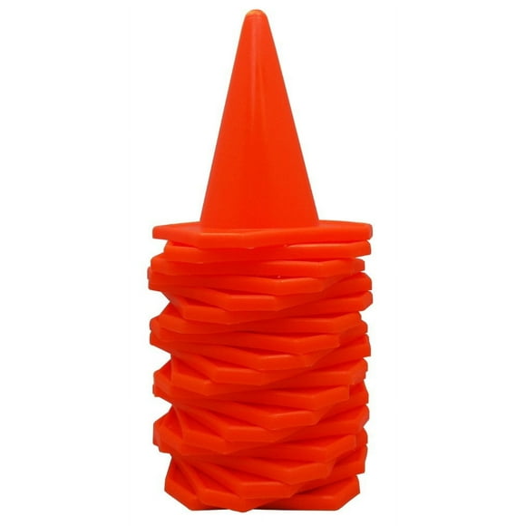 Bluedot Trading 4A Rc Racing Sports Marker cones for Kids games Indoor or Outdoor Sports, Theme Party, Agility Training, and More, Orange - Set of 20