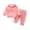 Pink, variant on YOUYEDIAN Newborn Baby Girls Sweatsuit Cute Mini Hoodie Pullover Sweatpants Outfits Infant Fall Winter Fashion Tracksuit Set Clothes (Pink, 6-9 Months)