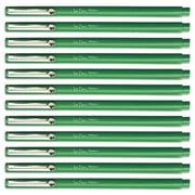 Uchida GREEN Le Pen .3MM Micro Ex Fine Synthetic Point 12 Pens