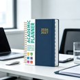 thumbnail image 5 of Planner 2026-2027, Jul 2026-Jun 2027 Monthly & Weekly Calendar Book, 6.5" x 8.5", Hardcover Academic Calendar with Tabs, Teacher Student Agenda Book for School Office Supplies, 5 of 7