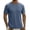 #01 Blue 【Mix & Match: Stock Up on Your Favorite Colors】, variant on Men's Cool Ice Silk T-Shirt Nylon Spandex | Summer Tee Quick Dry Breathable | Short Sleeve Relaxed Fit Crewneck | Moisture Wicking UPF Cooling | Casual Daily Gym Workout Beach