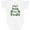 AA-White, variant on Inktastic Part Irish All Trouble St. Patrick's Day with Green Clovers Boys or Girls Baby Bodysuit