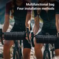 thumbnail image 4 of Bolsa De Almacenamiento Para Cuadro Frontal, Bolsa Ligera Para Manillar De Bicicleta, Poliéster, 2 Capas, Gran Capacidad, Ajustable, Multifunción Para Bicicleta De Montaña, 4 of 7
