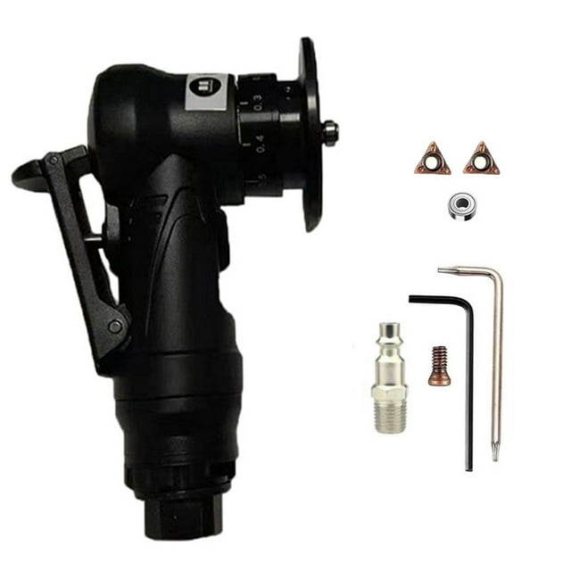 Amdohai Pneumatic Chamfering Machine Carpenter Chamfering Tool Portable Handheld Grinder Metal Wood Acrylic Deburring Beveling Trimming Machine
