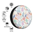 thumbnail image 5 of Rv Spare Tire Cover 16 inch - Colorful Seashells Tire Covers for Trailers, Adjustable Camper Spare Tire Cover, 5 of 7