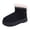 Black, variant on YLYL Womens Platform Winter Boots Fur Fuzzy Warm Slip on Snow Ankle Boots