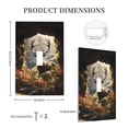 thumbnail image 3 of Balery Enchanted Deer In Cave for Duplex Wall Plates Kit, Electrical Outlet Covers, Standard Size 1-Gang 5.0" x3.0", Electric Receptacle Plug Covers-Style T, 3 of 6