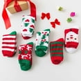thumbnail image 3 of 6 Pairs Christmas Womens Fuzzy Socks Winter Warm Fluffy Soft Slipper Home Sleeping Cute Christmas Socks, 3 of 18