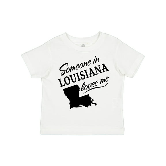 Inktastic Someone in Louisiana Loves Me Boys or Girls Toddler T-Shirt