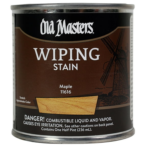 60-Pack of 1/2 pt Old Masters 11616 Maple Old Masters Oil-Based Wiping Stain
