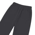 thumbnail image 7 of Endives Linen Pants For Women Wide Leg Pants High Waist Tie Up Solid Color Vacation Pant With Pockets Dark Gray, 7 of 7