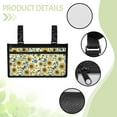 thumbnail image 5 of Jiueut Sunflower Butterfly Wheelchair Armrest Side Hanging Storage Bag Wheelchair Armrest Side Hanging Bag Wheelchair Bags to Hang on Back Wheelchair Side Holder Wheel Chair Bag, 5 of 7