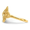 thumbnail image 4 of Primal Gold 10 Karat Yellow Gold Diamond Cut and Polished Crucifix Ring, 4 of 6