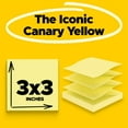 thumbnail image 3 of Post-it Dispenser Pop-up Notes, 3 in x 3 in, Canary Yellow, 18 Pads, 3 of 8