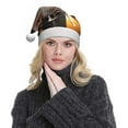 thumbnail image 5 of Fuzoiu Elephant Sunset in Kenya Print Santa Hat Christmas Hat for Adults,Santa Hats with Pompom, Unisex Xmas Holiday Hat for Christmas New Year Festive Party Supplies, 5 of 6