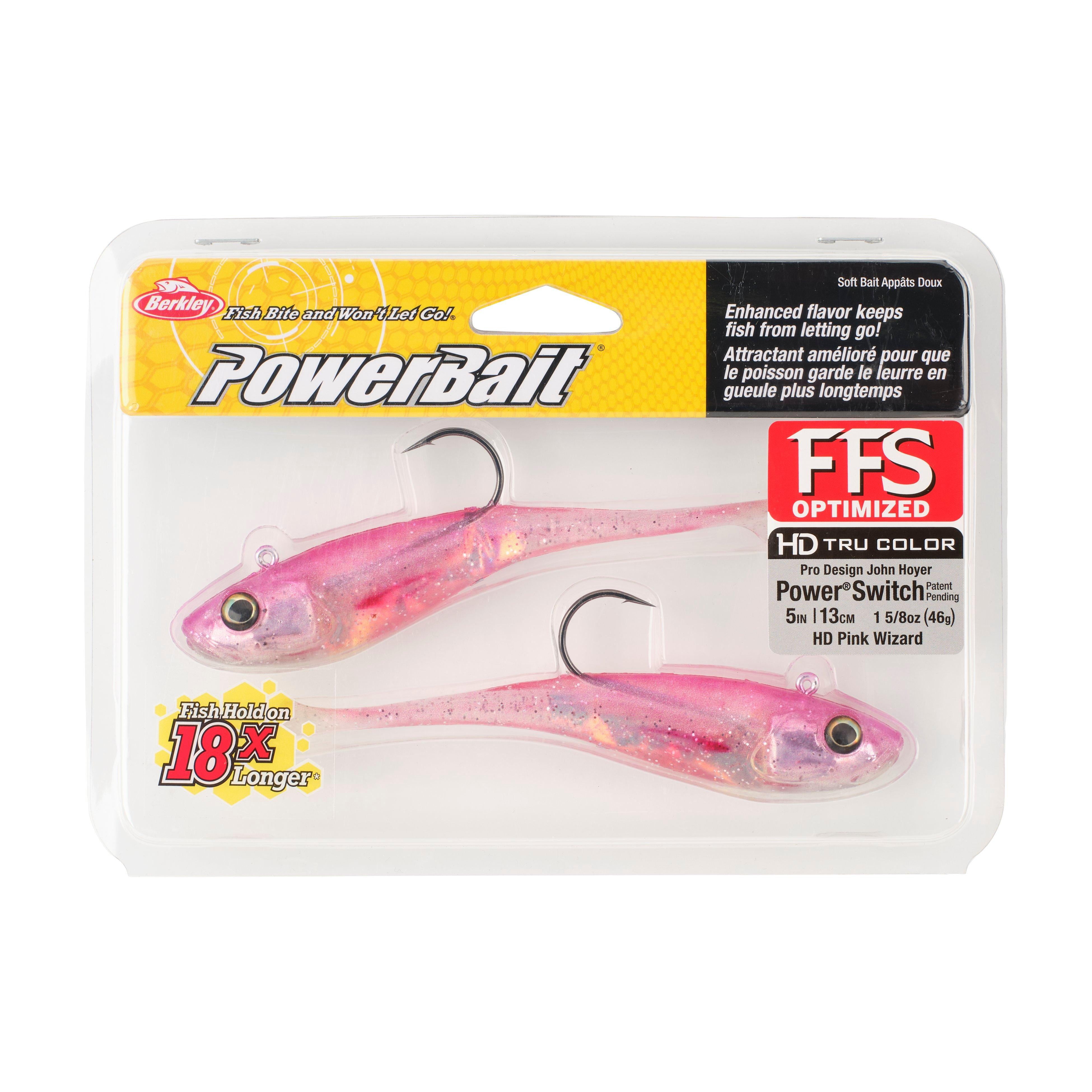 Berkley PowerBait® Power® Switch, 5 in, HD Pink Wizard