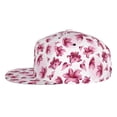 thumbnail image 3 of Fotbe Lilies Flowers Flat Bill Visor Cap Classic Snapback Hat Polyester Foam Trucker Hat Trucker Cap Adjustable Baseball Cap, 3 of 9