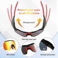 thumbnail image 6 of Kids Sunglasses Youth Baseball Sunglasses for Boys Girls, Polarized UV Protection Sunglasses with Glasses Strap for Sports Running Baseball Cycling, 6 of 6